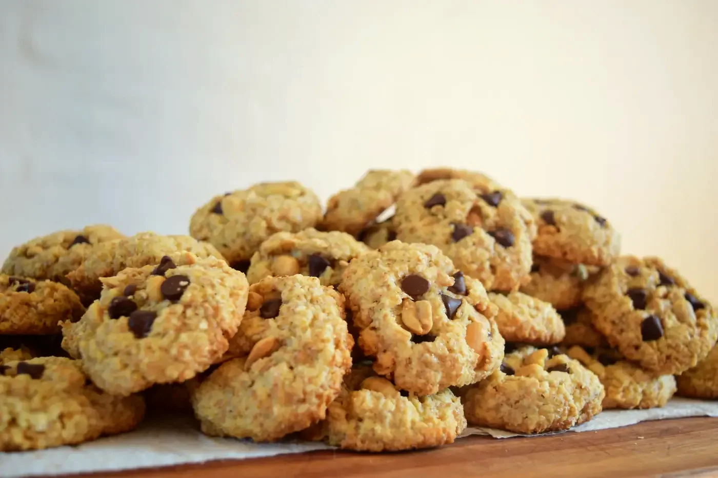 Galletitas de avena con chips de chocolate